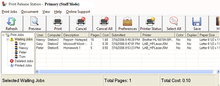 mover Match nuance Print Audit Tool | PrintLimit