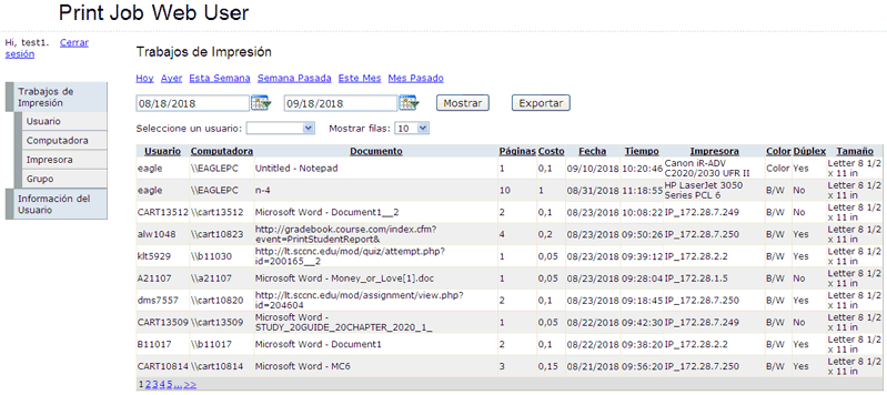 Accesar a datos través de un navegador web corriendo en cualquier plataforma. 